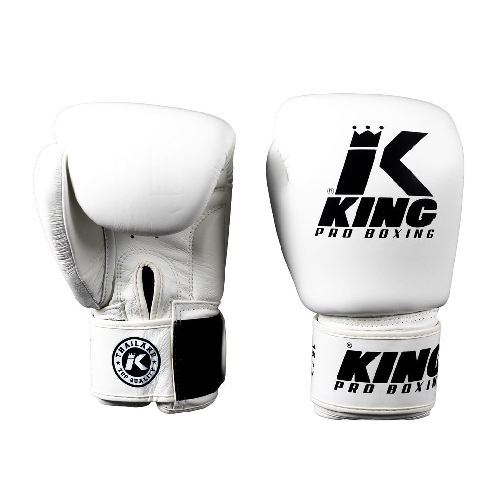 Gants de boxe King Pro Boxing BGVL3 - Blanc/Noir