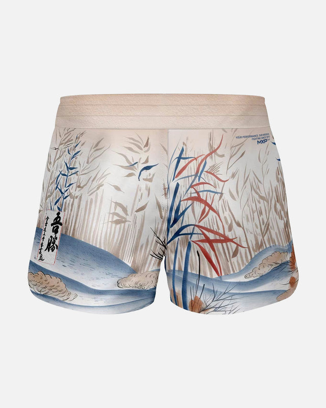 Phantom Athletics MMA Shorts FUSION-R Japan – Beige/Blue/Red