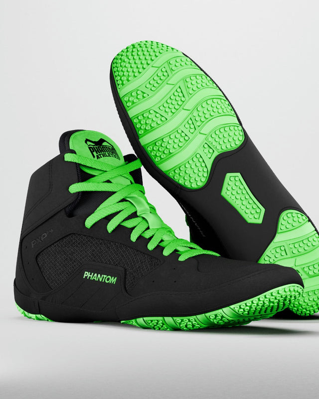 Chaussures de lutte Phantom Athletics Tactic – Vert Néon
