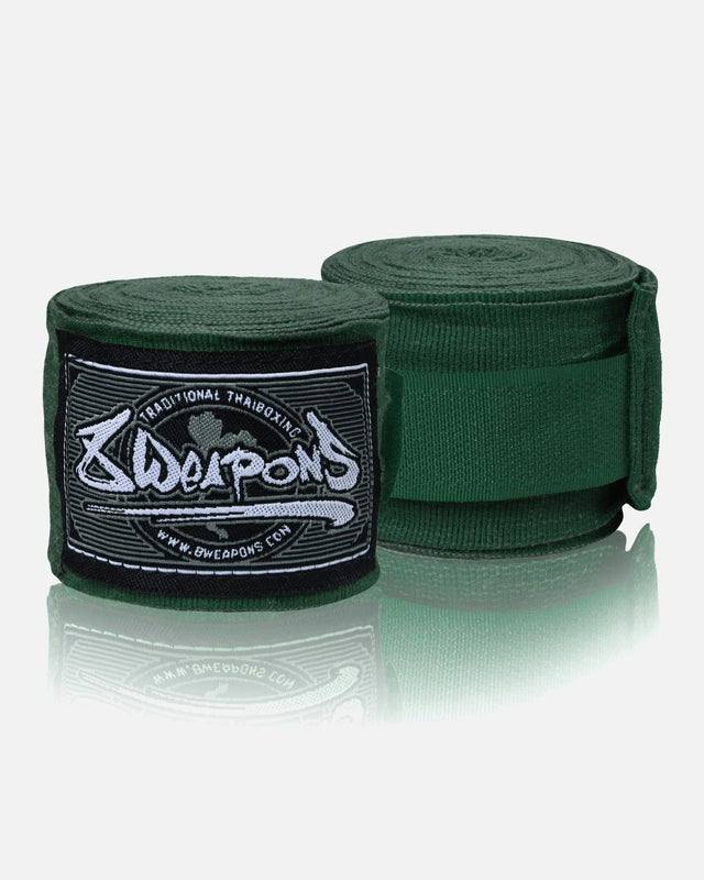 Ligaduras de boxe 8 WEAPONS – Verde-escuro