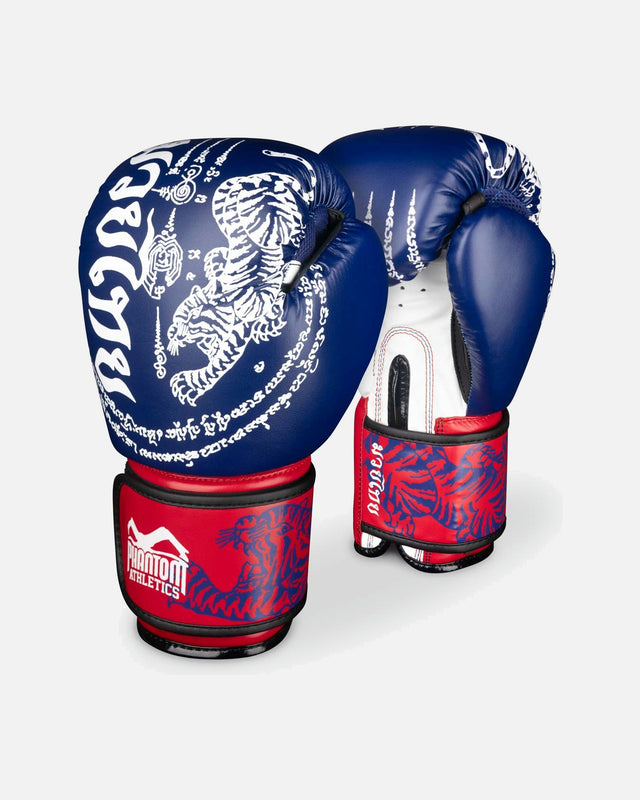Gants de boxe Phantom Athletics Muay Thai – Bleu