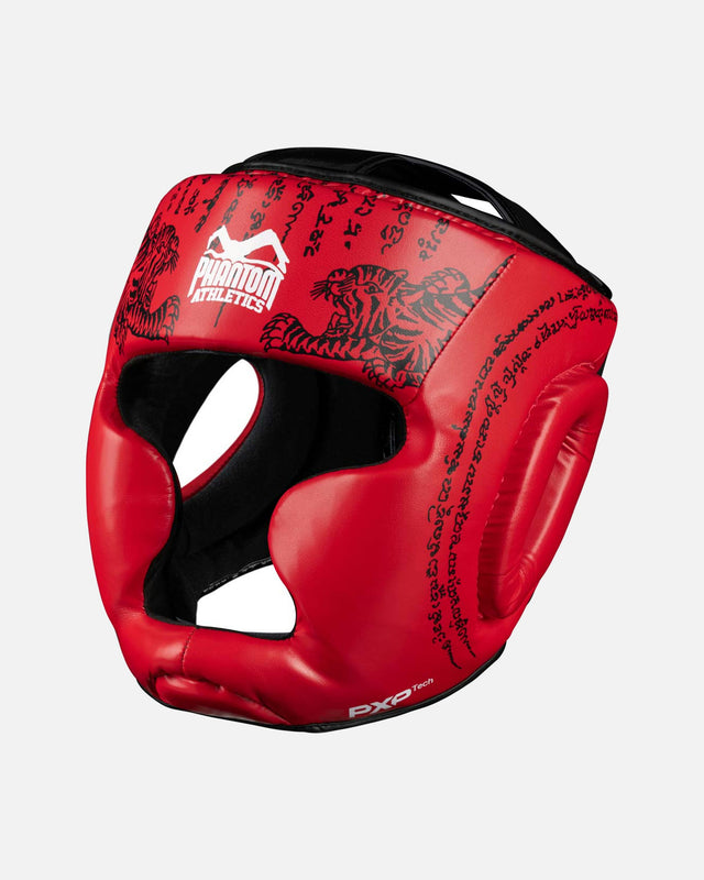 Casco Muay Thai Phantom Athletics – Rosso