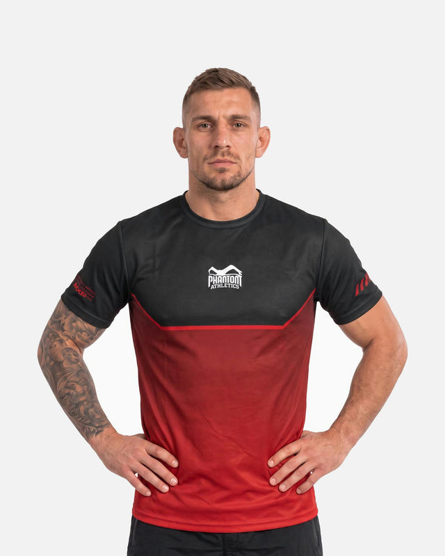 T-shirt d'entraînement Phantom Athletics EVO Apex – Rouge