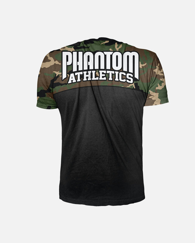 Phantom Athletics T-shirt EVO – Noir/Woodland