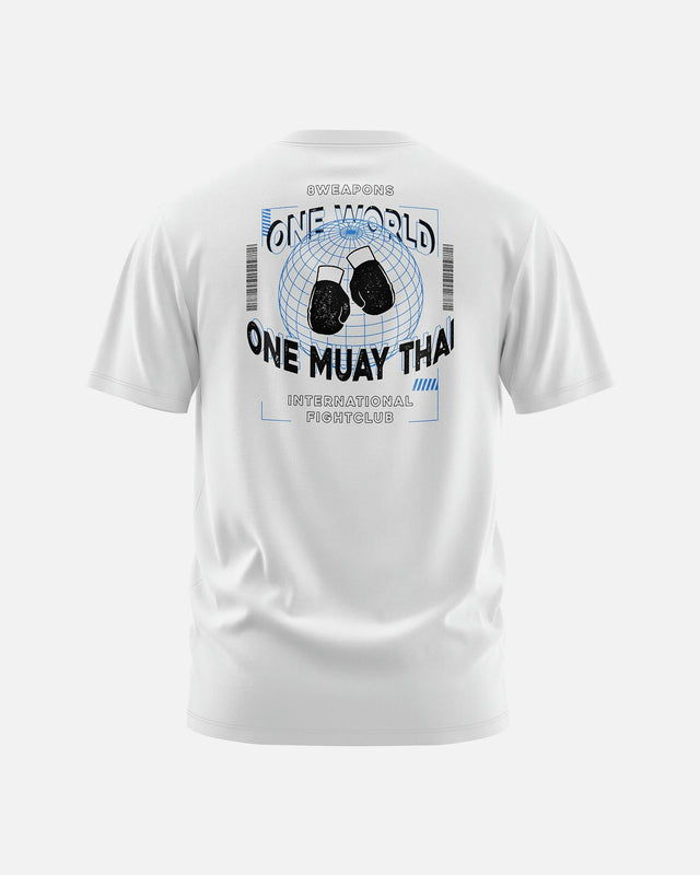 T-shirt 8 WEAPONS 1W1MT Oversize – Blanc