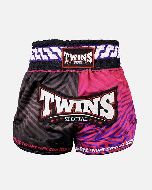 Twins Muay Thai Shorts TTBL Maze – Pink