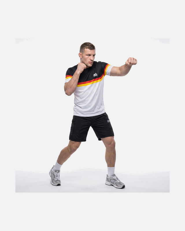 T-shirt da allenamento Phantom Athletics EVO+ Germany EC – Bianco/Nero/Rosso/Oro
