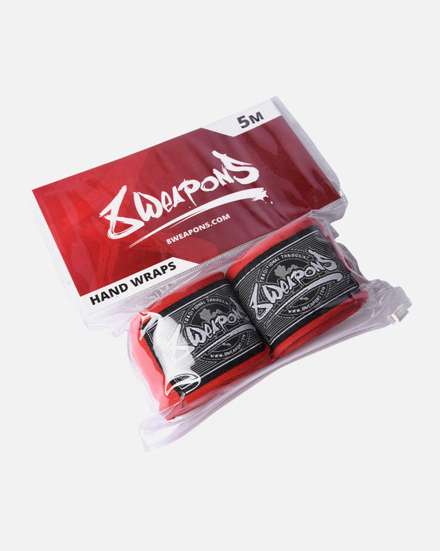 Bende da boxe 8 WEAPONS – Rosso