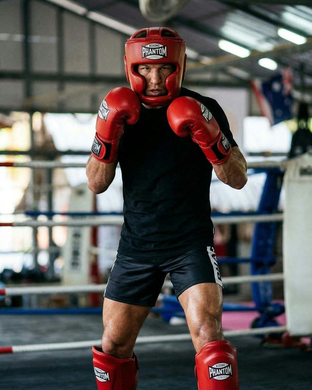Protège-tibias Phantom Athletics Mexico – Rouge
