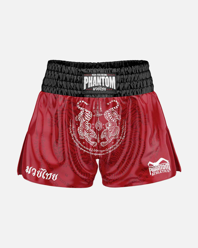 Phantom Athletics Muay Thai Shorts Sak Yant - Wit/Goud