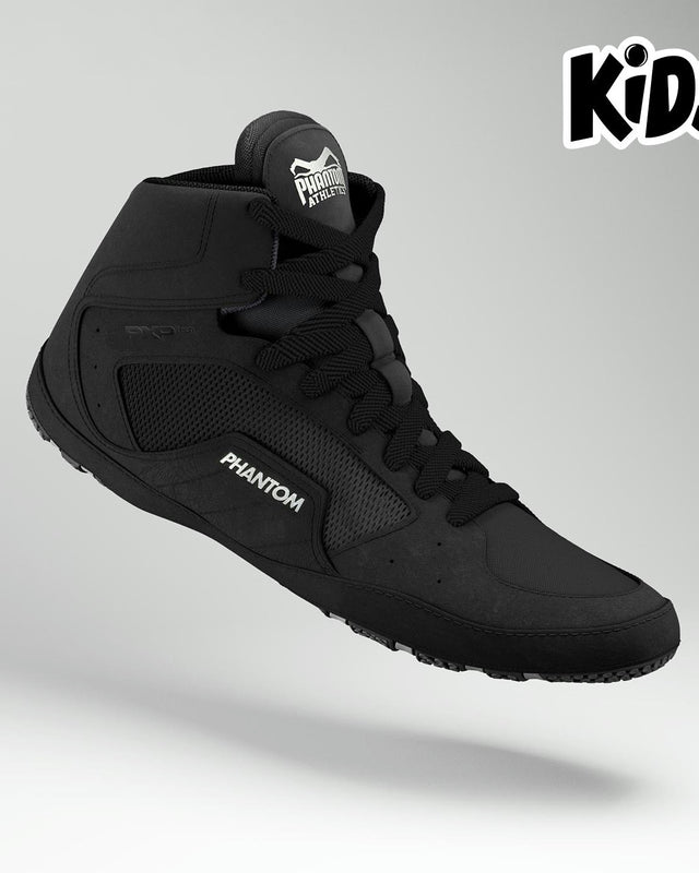 Phantom Athletics Buty zapaśnicze Tactic Dziecięce – Czarne