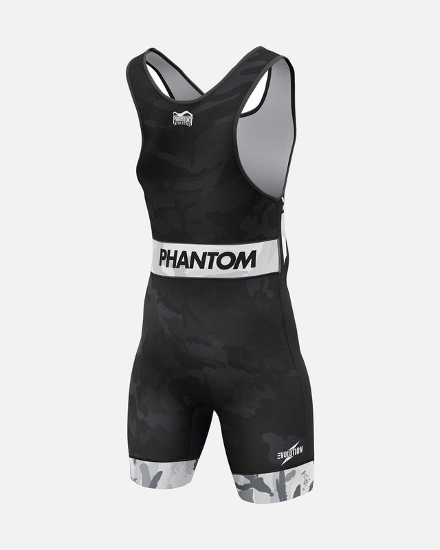 Débardeur de lutte Phantom Athletics Warfare – Noir/Camouflage d'hiver