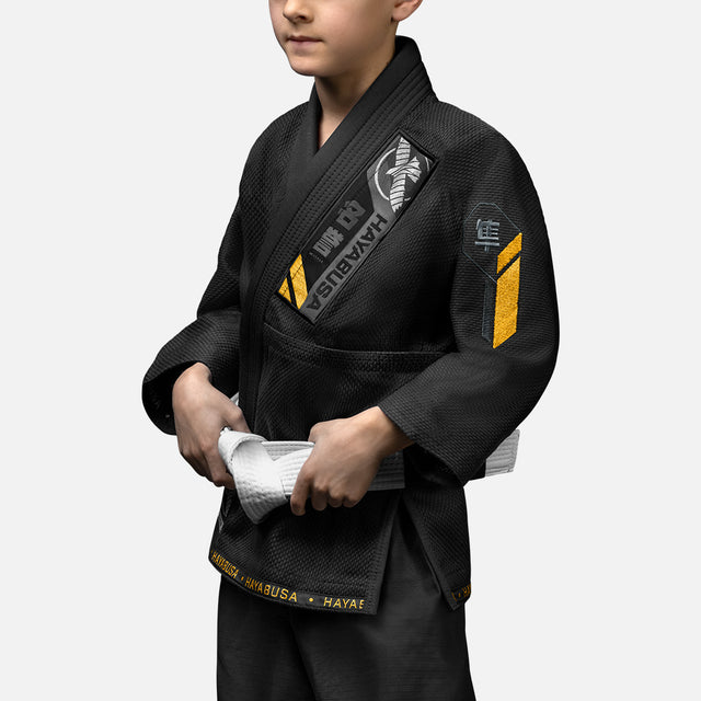 Kimono de BJJ Hayabusa Ascend Niños – Negro