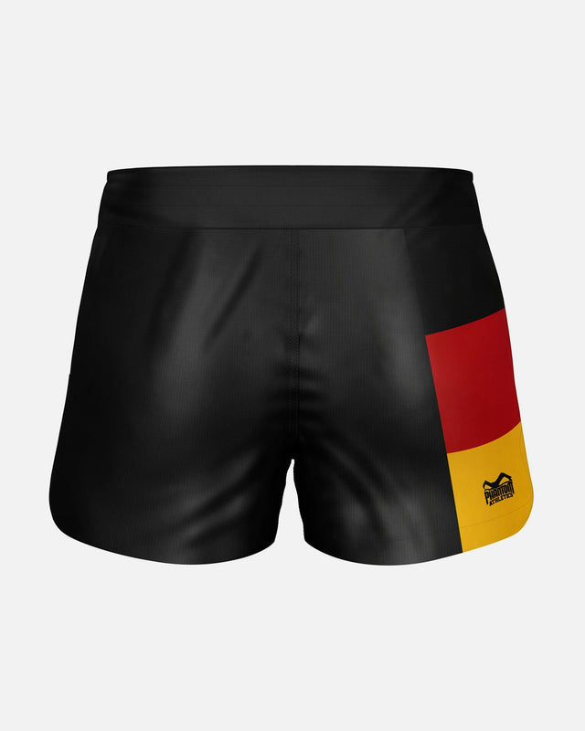 Shorts de MMA Phantom Athletics FUSION-R Germany – Noir/Rouge/Or