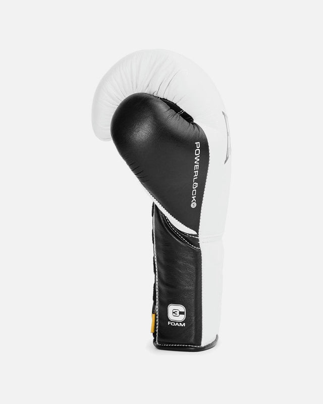 Gants de boxe Everlast Powerlock Pro OG – Blanc/Noir
