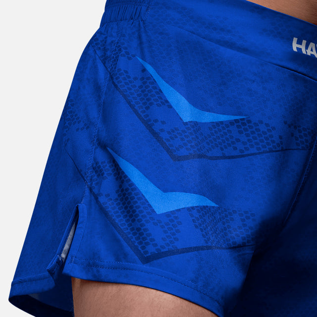 Shorts de Muay Thai Hayabusa Arrow – Bleu
