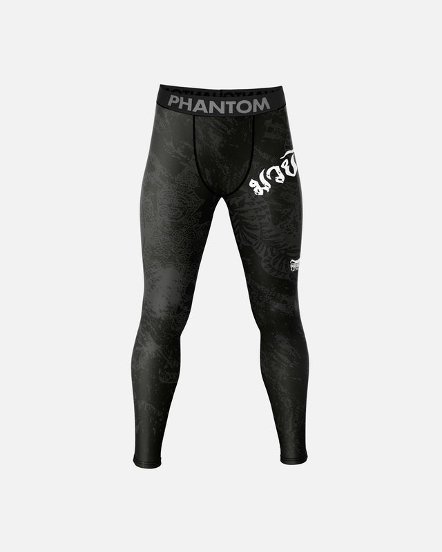 Phantom Athletics Compressie Shorts Muay Thai - Zwart/Grijs