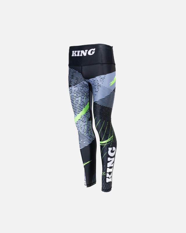 King Pro Boxing Compressie Shorts Shadow Dames - Zwart