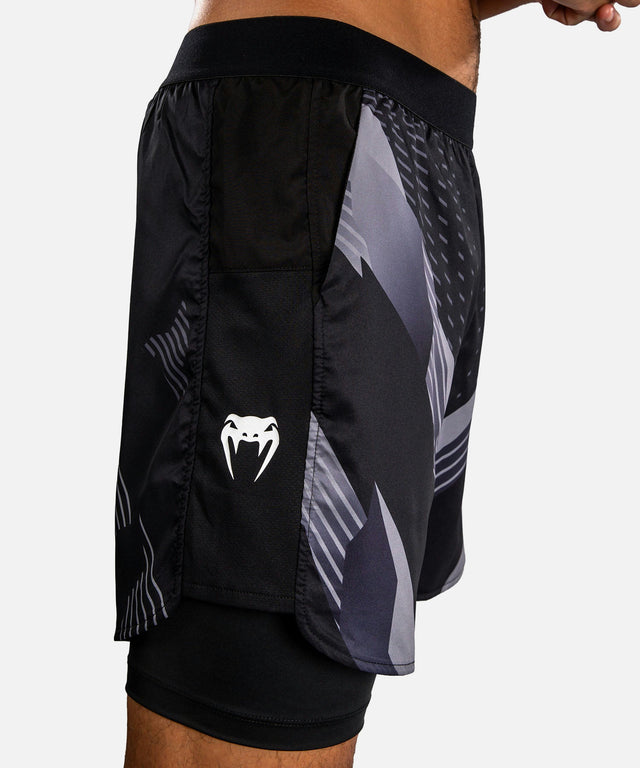 Pantaloncini a compressione Venum No-Gi 6.0 – Nero/Bianco