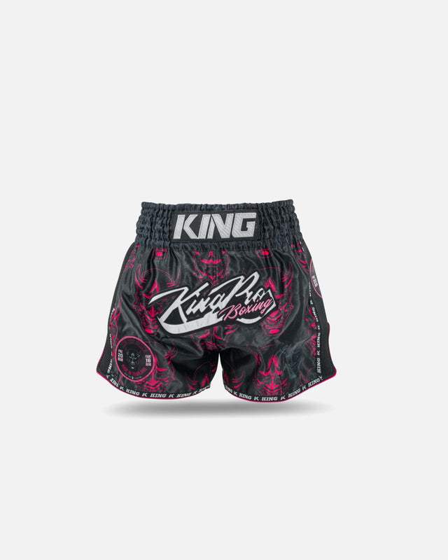 King Pro Boxing Muay-Thai-Shorts Devil – Schwarz