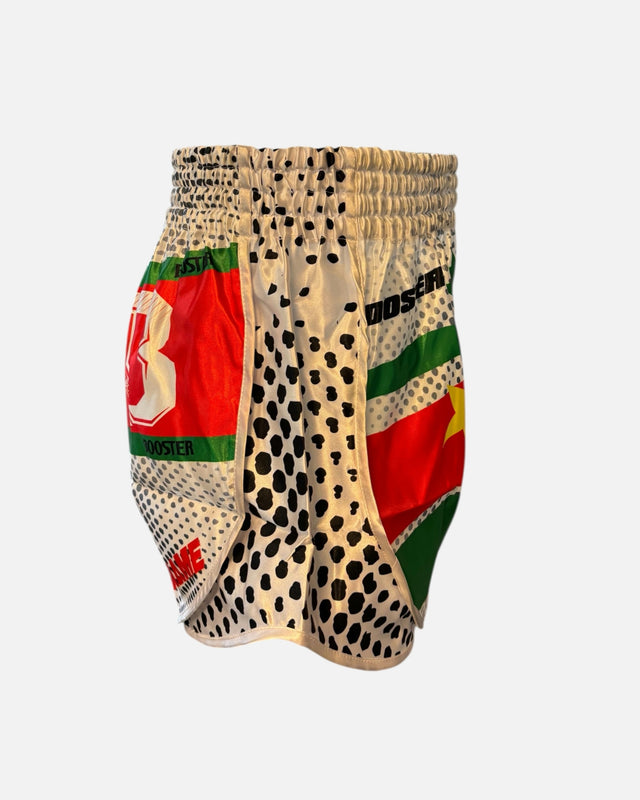 Booster Muay Thai Shorts Suriname – White