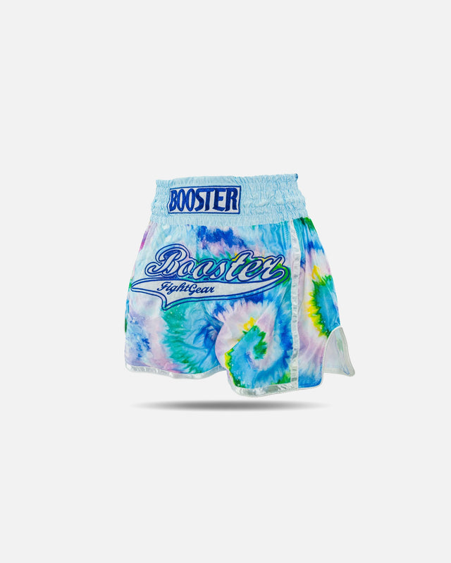 Shorts de Muay Thai Booster TBT Swirl – Bleu