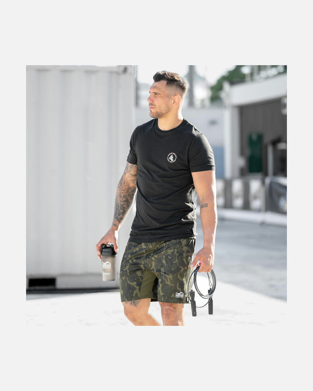 Camiseta Phantom Athletics Never Back Down – Negro