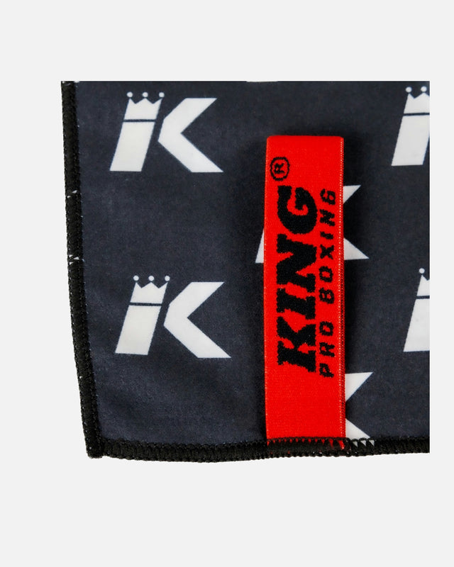 King Pro Boxing Handtuch Ring Ready – Schwarz