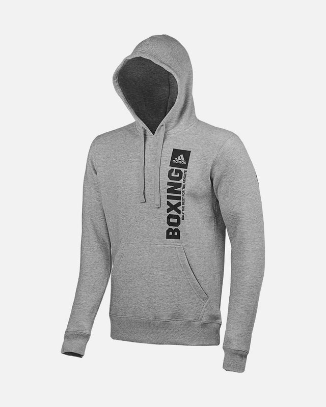 Adidas Hoodie Community Vertical Boxing – Gris/Noir