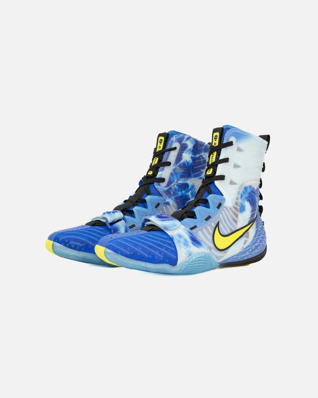 Botas de boxeo Nike HyperKO 3 – Azul/Amarillo