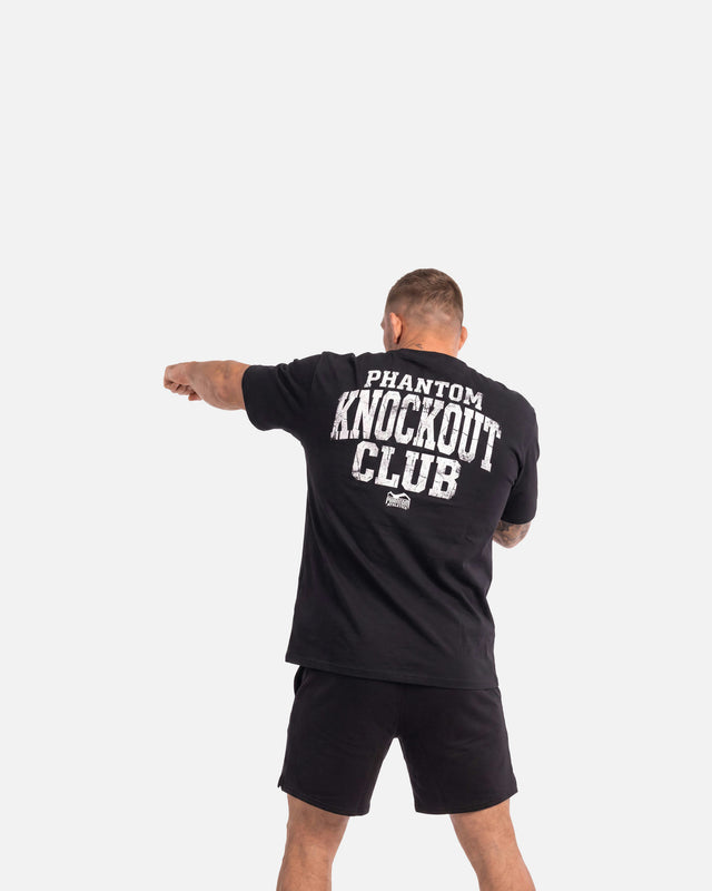 Phantom Athletics T-Shirt Knockout Club Oversize Heavy – Schwarz