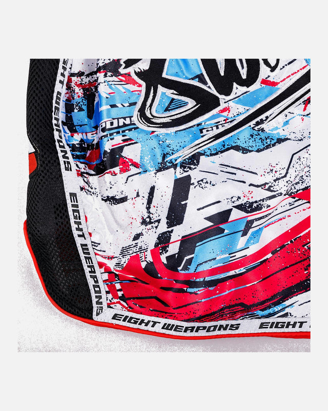 8 WEAPONS Muay-Thai-Shorts Cut Like A Blade 2.0 – Weiß