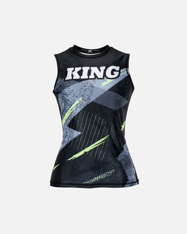 Rashguard King Pro Boxing Shadow 2 para mujer – Negro