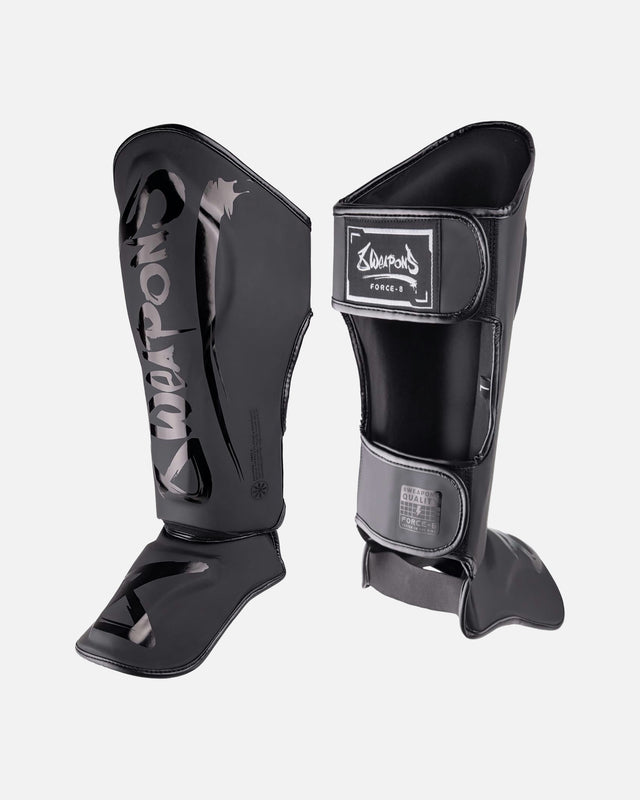 Espinilleras 8 WEAPONS Force 8 – Negro