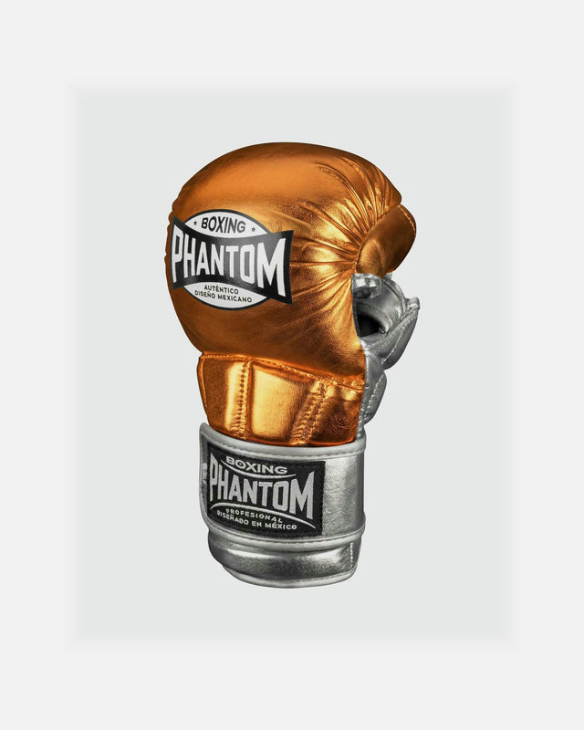Rękawice MMA Phantom Athletics Mexico – Pomarańczowe/Srebrne