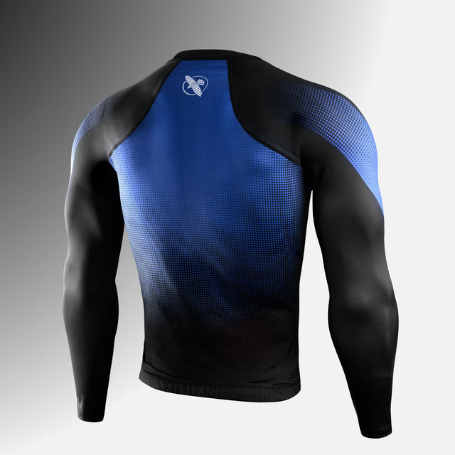 Rashguard Hayabusa Pro Ranked Manga Larga – Azul