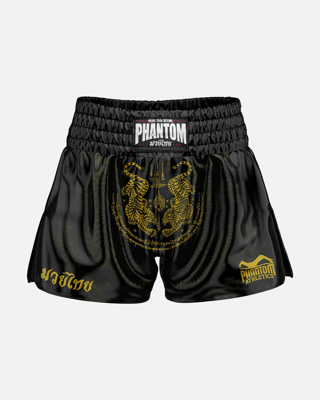 Phantom Athletics Muay Thai Shorts Sak Yant - Wit/Goud