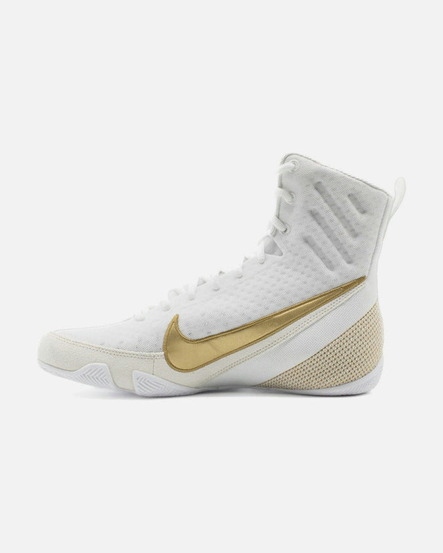 Botas de boxeo Nike Machomai 3 – Blanco/Oro