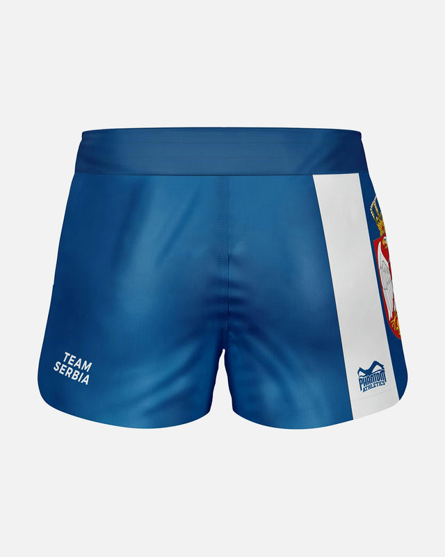 Shorts de MMA Phantom Athletics Fusion-R Team Serbia – Rouge/Blanc/Bleu