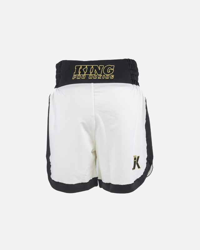 Pantaloncini da boxe King Pro Boxing Apex Pro 2 – Bianco