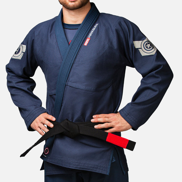Marvel BJJ Gi Captain America - Blauw