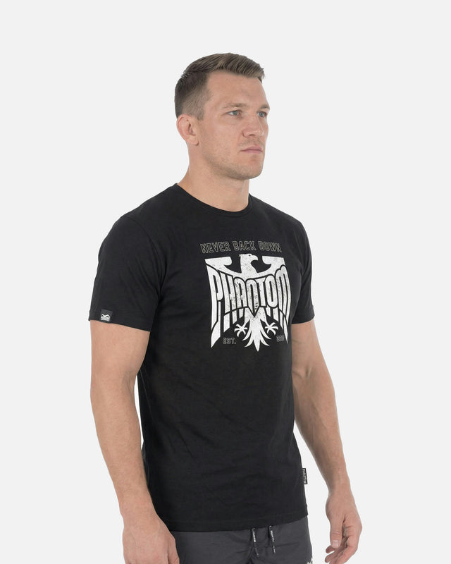 T-Shirt Phantom Athletics Germany Never Back Down – Noir