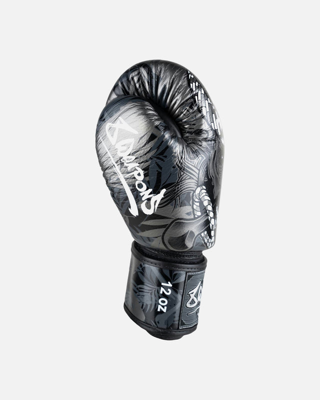 8 WEAPONS Boxhandschuhe Bone Island – Schwarz