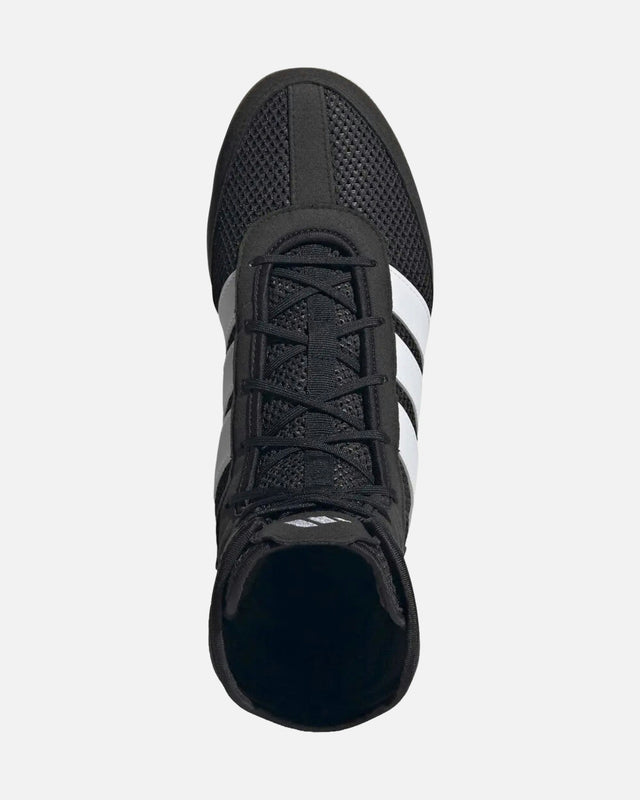 Chaussures de boxe Adidas Box Hog Wide – Noir/Blanc