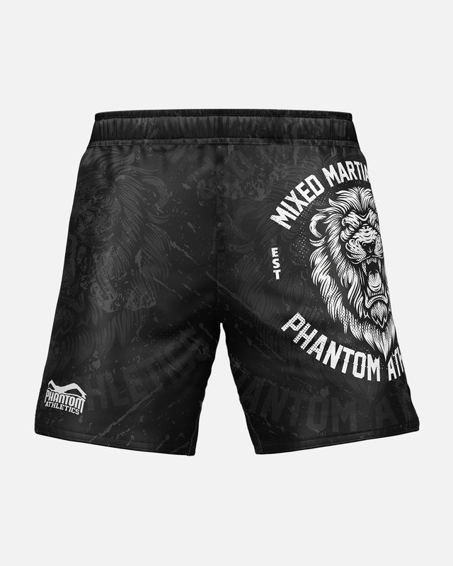 Shorts de MMA Phantom Athletics EVO Lionheart – Noir/Rouge