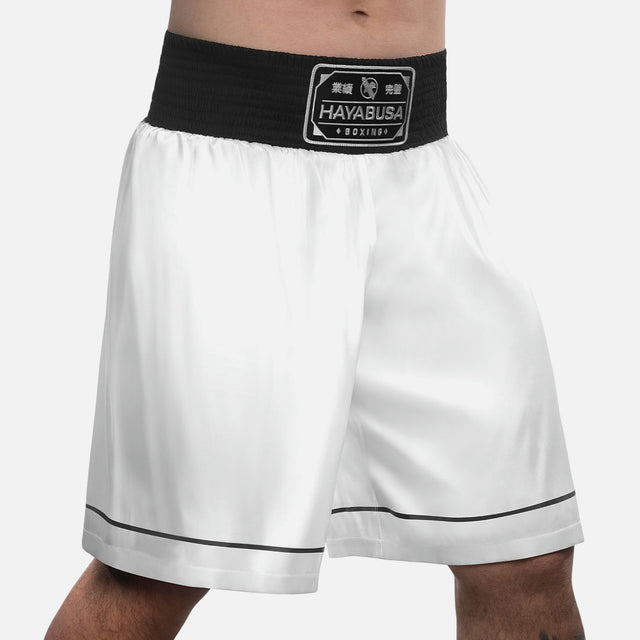 Shorts de boxe Hayabusa Pro – Blanc