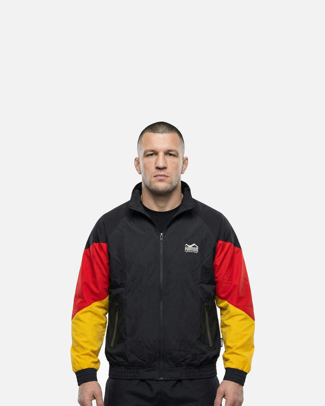 Veste d'entraînement Phantom Athletics DMC Team Germany – Noir/Rouge/Or