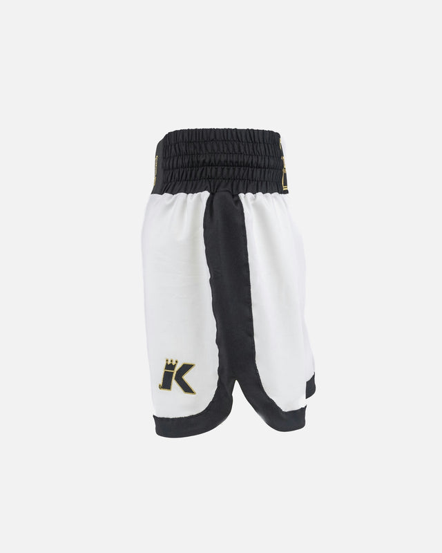 Pantaloncini da boxe King Pro Boxing Apex Pro 2 – Bianco