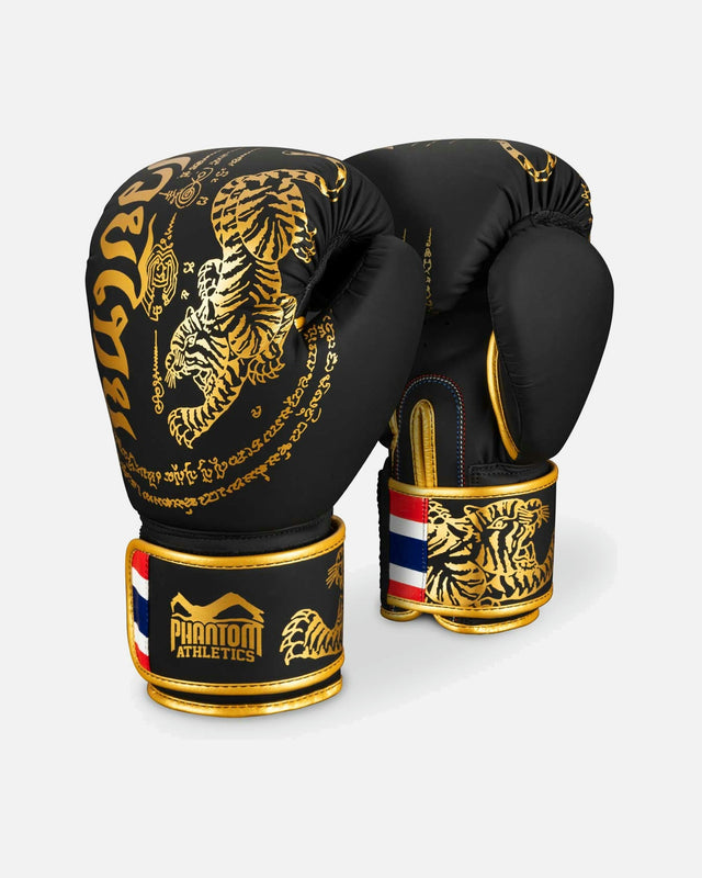 Phantom Athletics Boxhandschuhe Muay Thai Frost – Schwarz/Gold