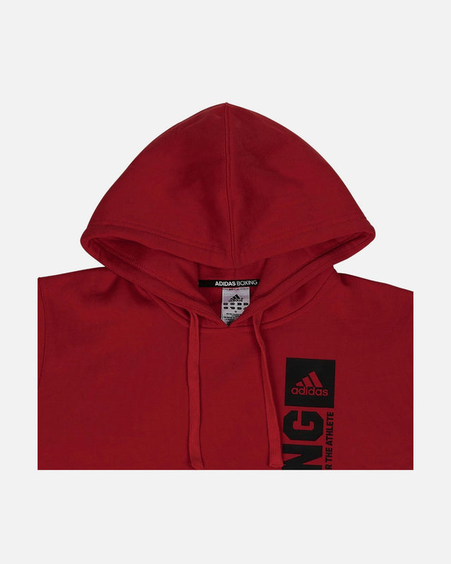 Adidas Hoodie Community Vertical Boxe – Rouge/Noir